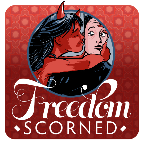 Freedom Scorned Square series logo