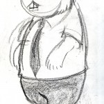 Gerry the Guinea Pig sketch 2