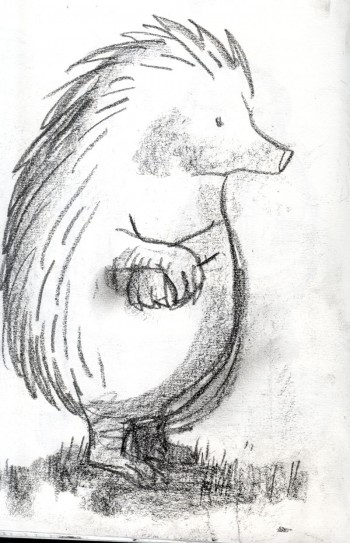 Gerry the Guinea Pig sketch 4