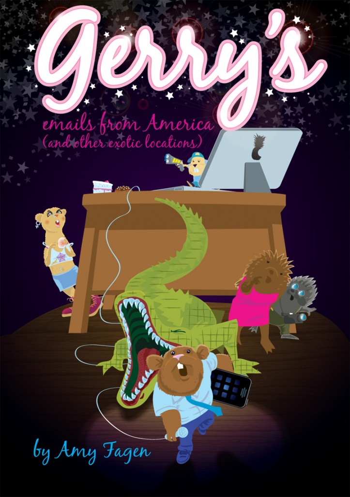 GerryCover Gerry's emails from america cover design