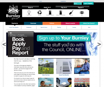 burnley council home page